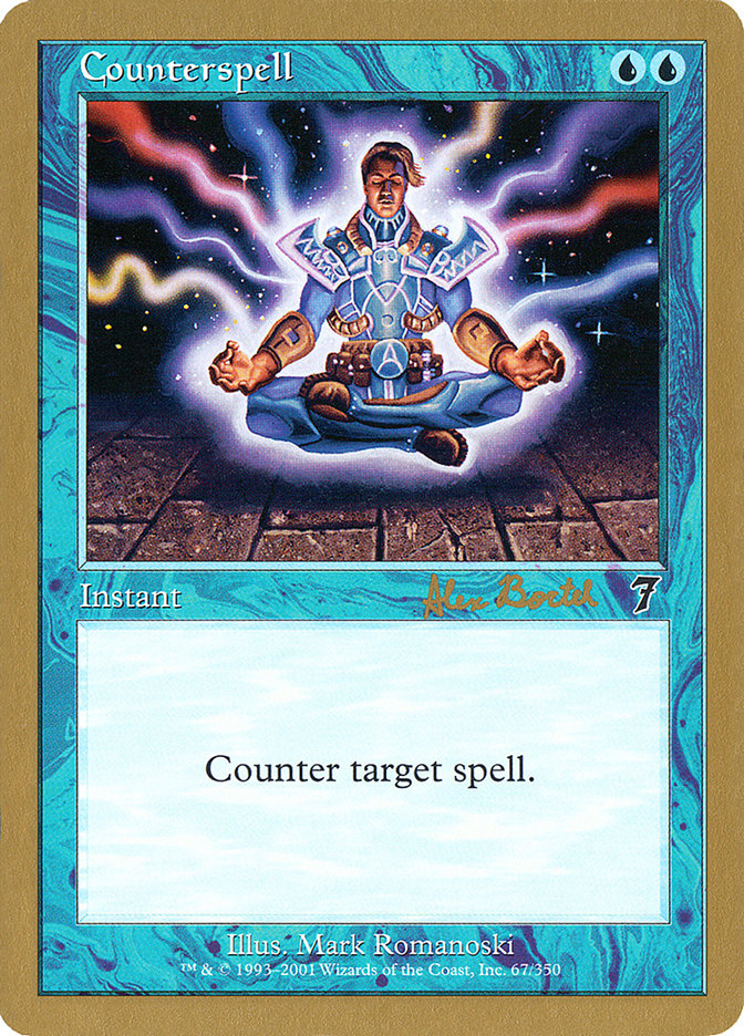 Counterspell (Alex Borteh) (7ED) [World Championship Decks 2001] | Clutch Gaming