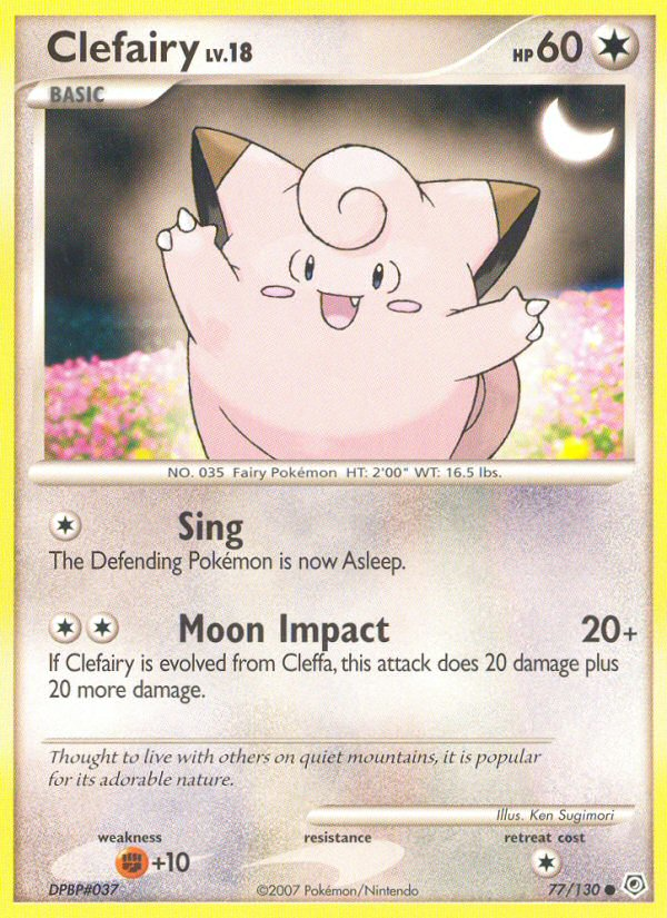 Clefairy (77/130) [Diamond & Pearl: Base Set] | Clutch Gaming