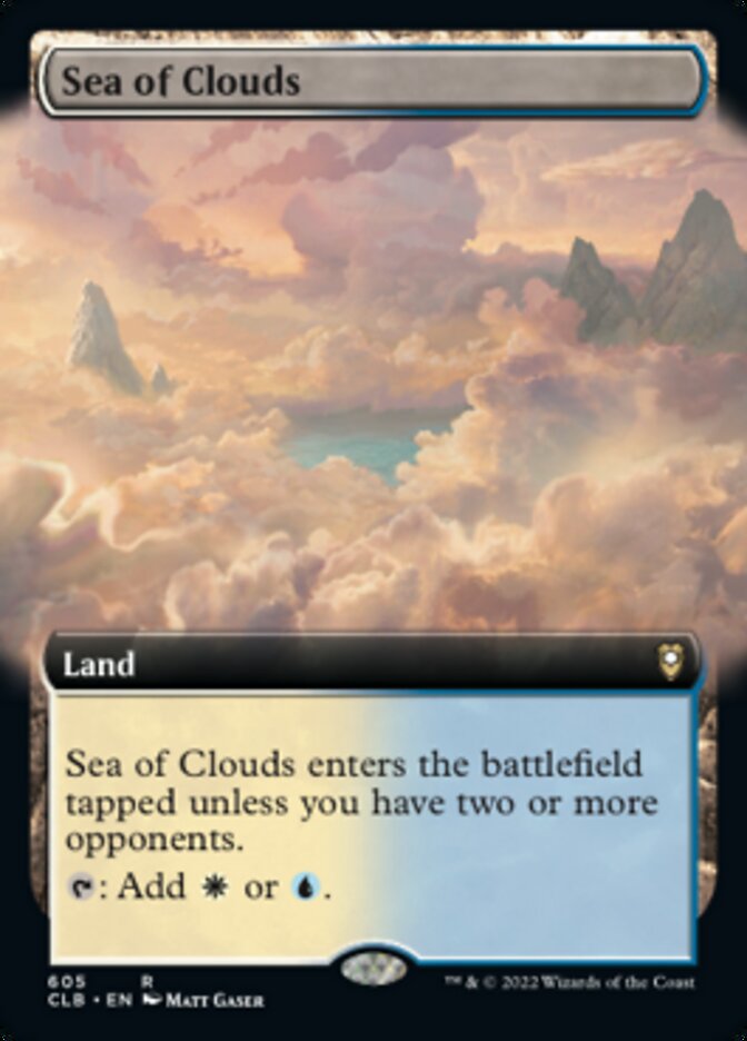 Sea of Clouds (Extended Art) [Commander Legends: Battle for Baldur's Gate] | Clutch Gaming