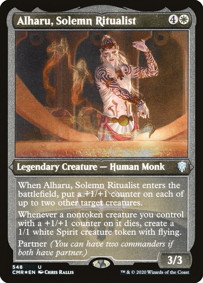 Alharu, Solemn Ritualist (Etched) [Commander Legends] | Clutch Gaming