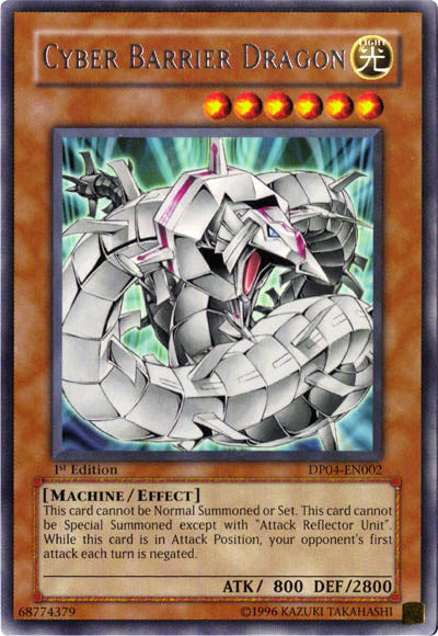 Cyber Barrier Dragon [DP04-EN002] Rare | Clutch Gaming