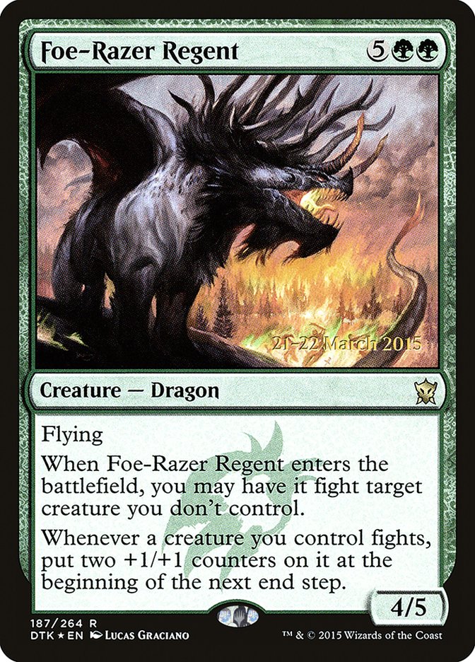 Foe-Razer Regent [Dragons of Tarkir Prerelease Promos] | Clutch Gaming