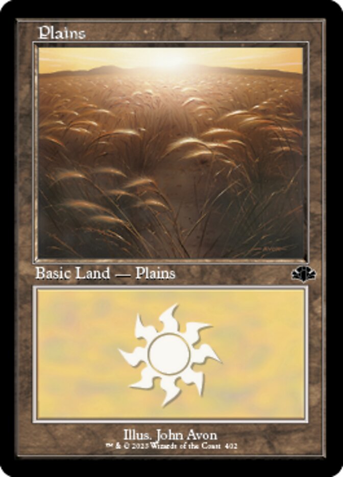 Plains (402) (Retro) [Dominaria Remastered] | Clutch Gaming