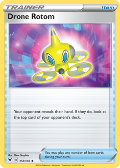 Drone Rotom (151/185) [Sword & Shield: Vivid Voltage] | Clutch Gaming