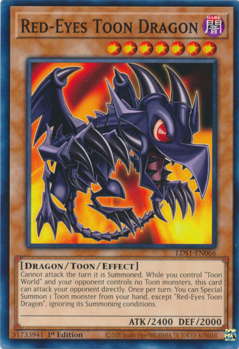 Red-Eyes Toon Dragon [LDS1-EN066] Common | Clutch Gaming