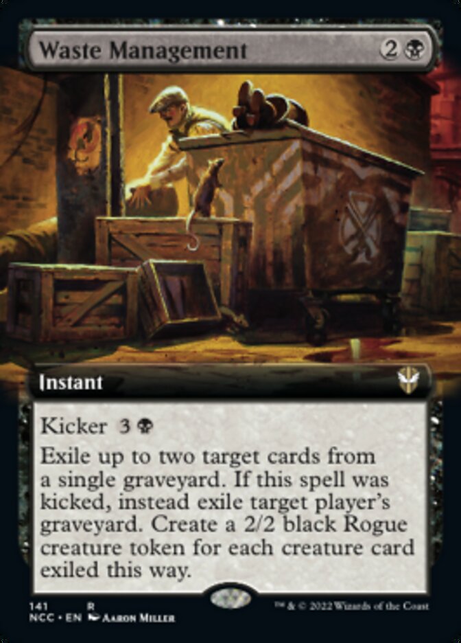 Waste Management (Extended Art) [Streets of New Capenna Commander] | Clutch Gaming