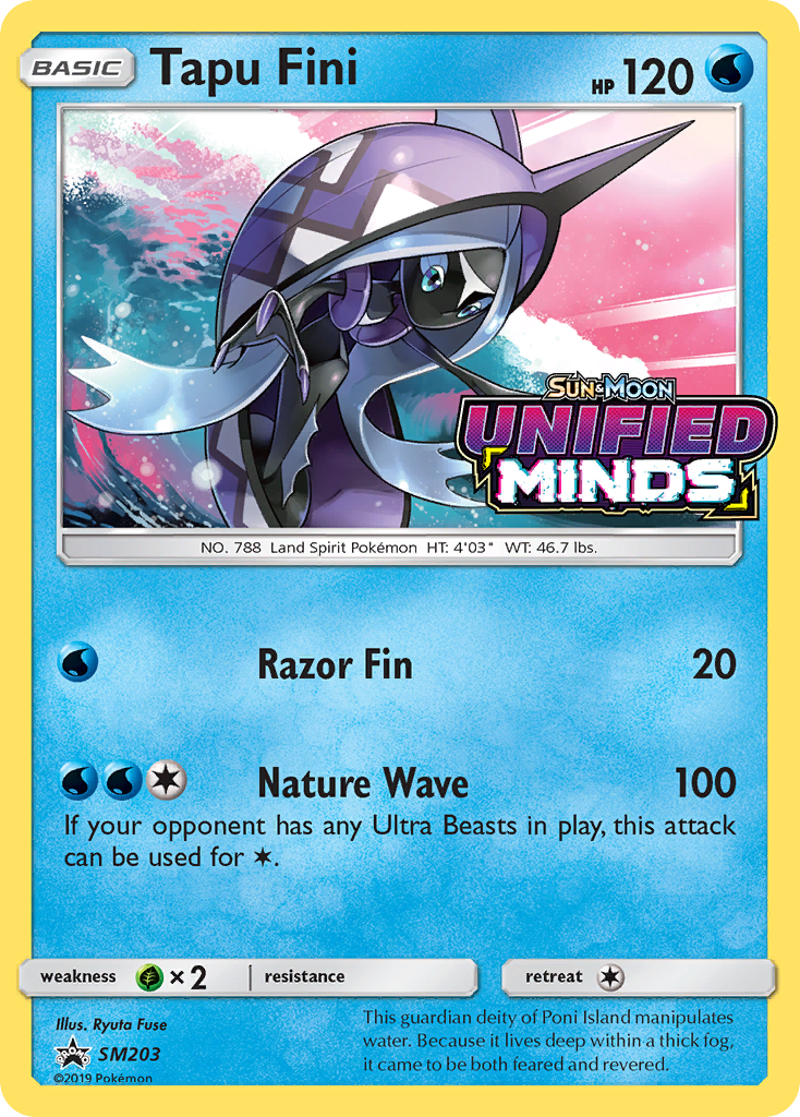 Tapu Fini (SM203) [Sun & Moon: Black Star Promos] | Clutch Gaming