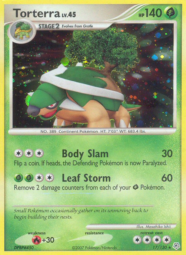 Torterra (17/130) [Diamond & Pearl: Base Set] | Clutch Gaming