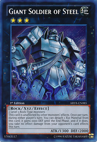 Giant Soldier of Steel [ABYR-EN085] Secret Rare | Clutch Gaming