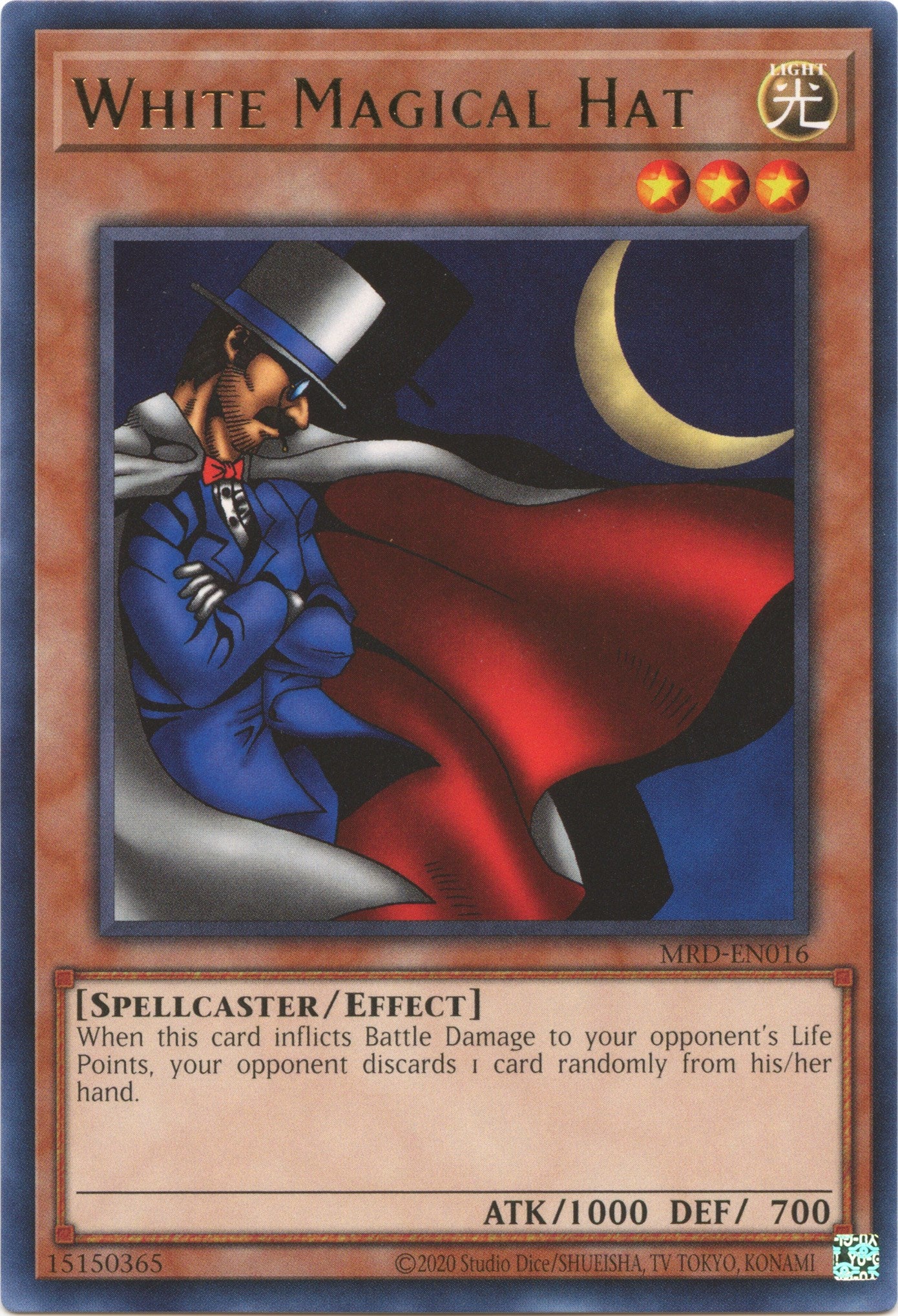 White Magical Hat (25th Anniversary) [MRD-EN016] Rare | Clutch Gaming