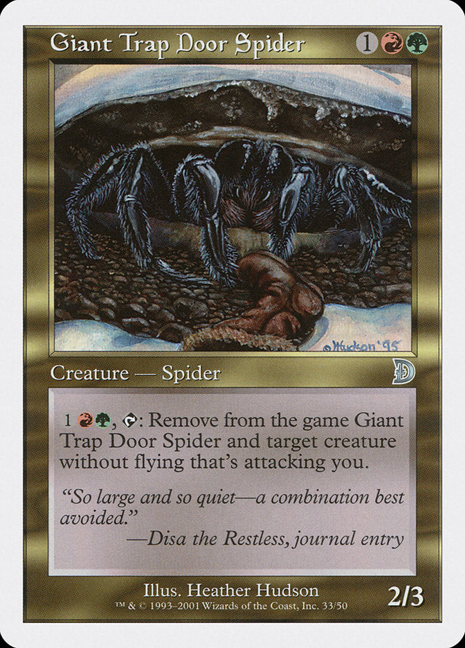 Giant Trap Door Spider [Deckmasters] | Clutch Gaming