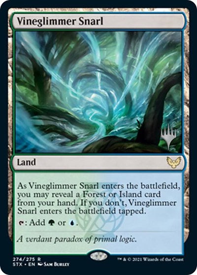 Vineglimmer Snarl (Promo Pack) [Strixhaven: School of Mages Promos] | Clutch Gaming