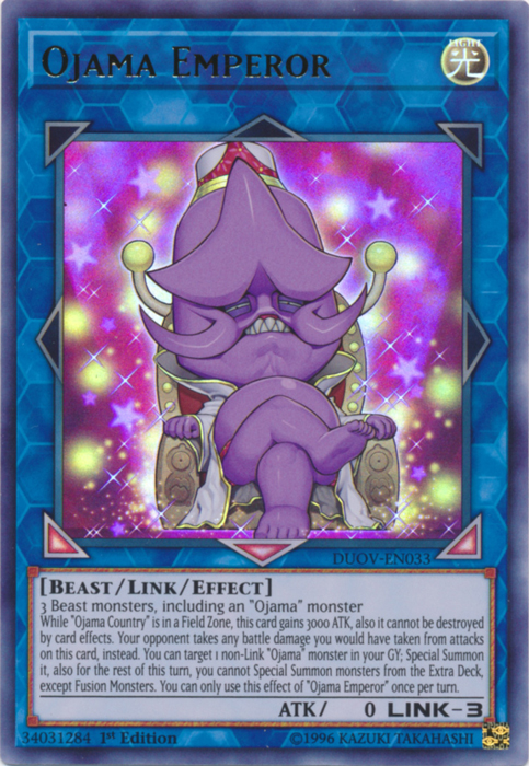 Ojama Emperor [DUOV-EN033] Ultra Rare | Clutch Gaming