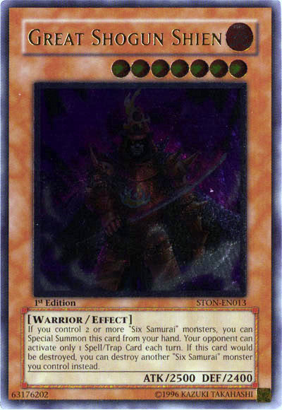 Great Shogun Shien [STON-EN013] Ultimate Rare | Clutch Gaming