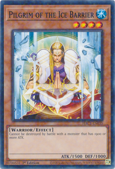 Pilgrim of the Ice Barrier (Duel Terminal) [HAC1-EN035] Common | Clutch Gaming