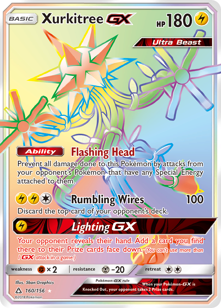 Xurkitree GX (160/156) [Sun & Moon: Ultra Prism] | Clutch Gaming