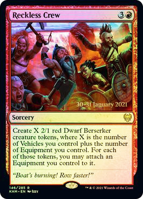 Reckless Crew [Kaldheim Prerelease Promos] | Clutch Gaming