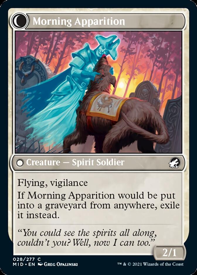 Mourning Patrol // Morning Apparition [Innistrad: Midnight Hunt] | Clutch Gaming