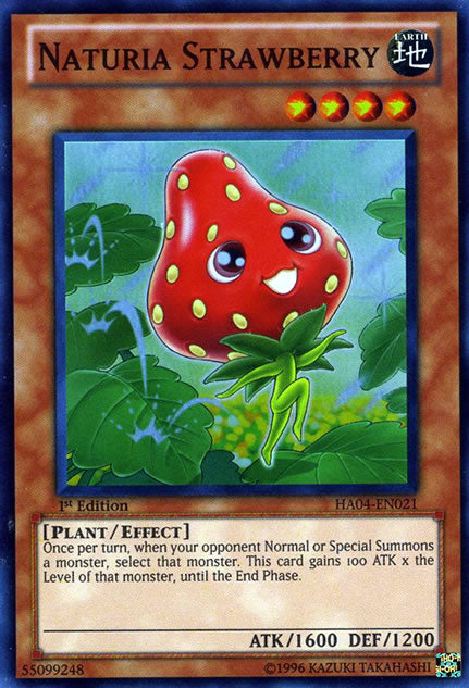 Naturia Strawberry [HA04-EN021] Super Rare | Clutch Gaming