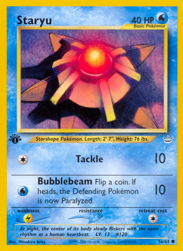 Staryu (56/64) [Neo Revelation 1st Edition] | Clutch Gaming