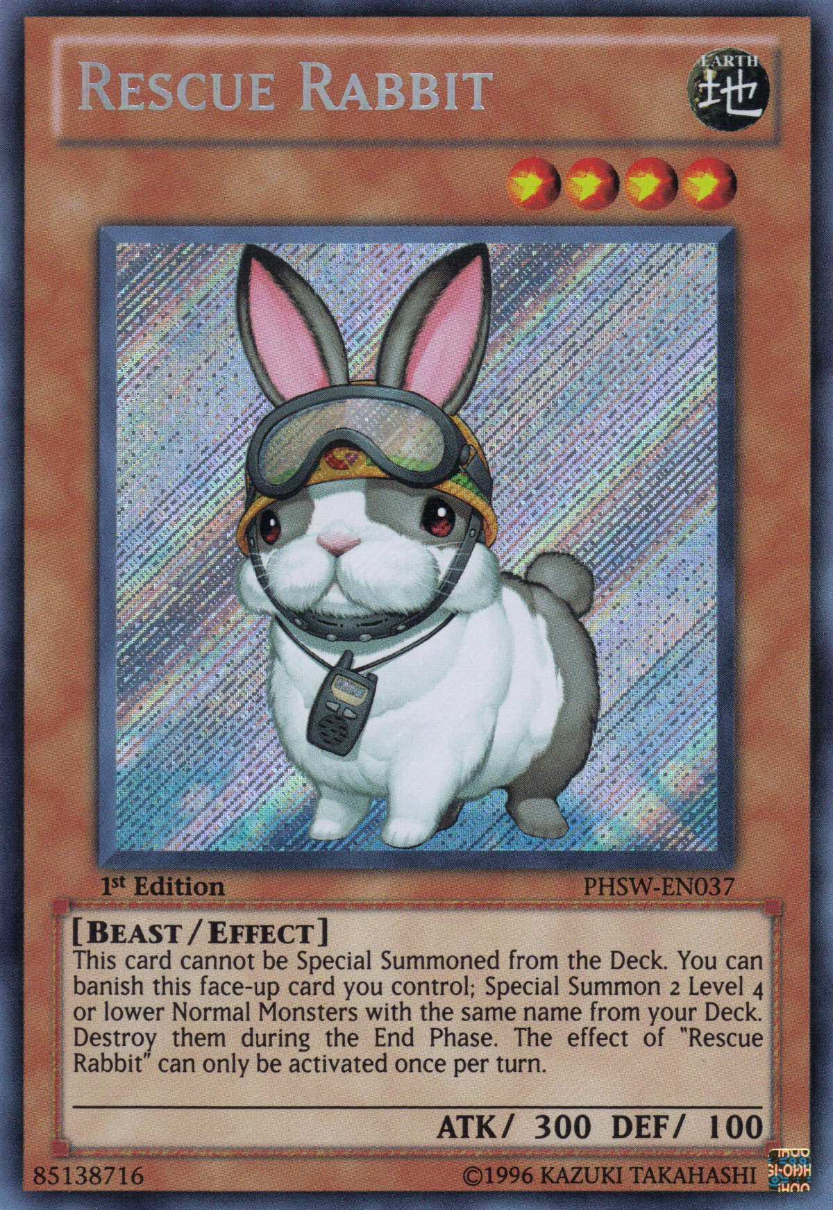 Rescue Rabbit [PHSW-EN037] Secret Rare | Clutch Gaming