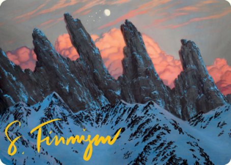 Mountain (275) Art Card (Gold-Stamped Signature) [Dungeons & Dragons: Adventures in the Forgotten Realms Art Series] | Clutch Gaming