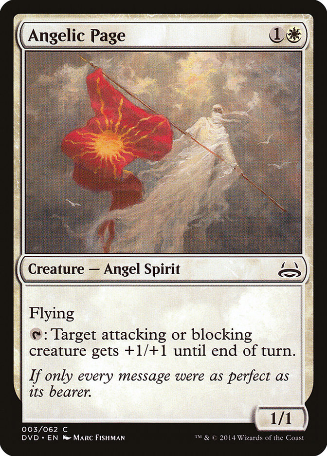 Angelic Page (Divine vs. Demonic) [Duel Decks Anthology] | Clutch Gaming