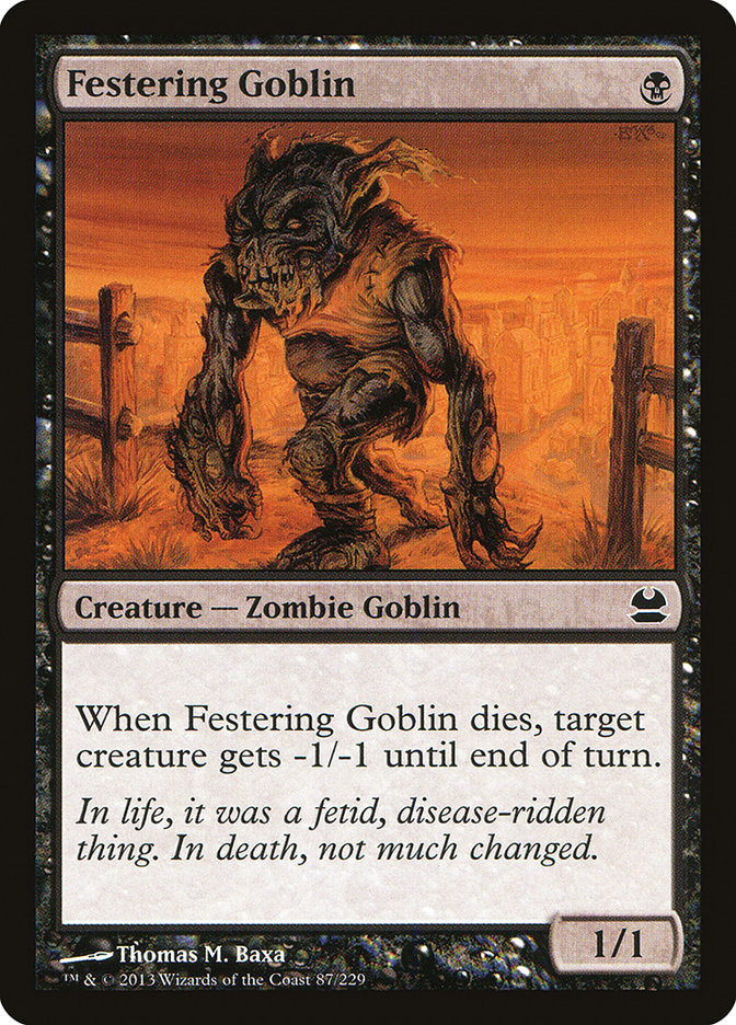 Festering Goblin [Modern Masters] | Clutch Gaming