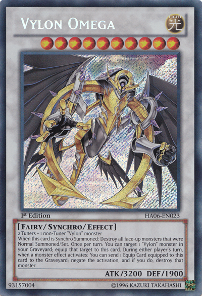 Vylon Omega [HA06-EN023] Secret Rare | Clutch Gaming