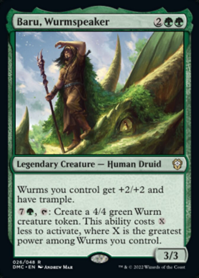 Baru, Wurmspeaker [Dominaria United Commander] | Clutch Gaming