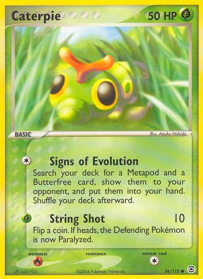 Caterpie (56/112) [EX: FireRed & LeafGreen] | Clutch Gaming