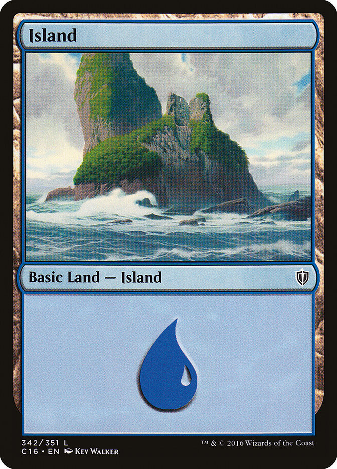 Island (342) [Commander 2016] | Clutch Gaming