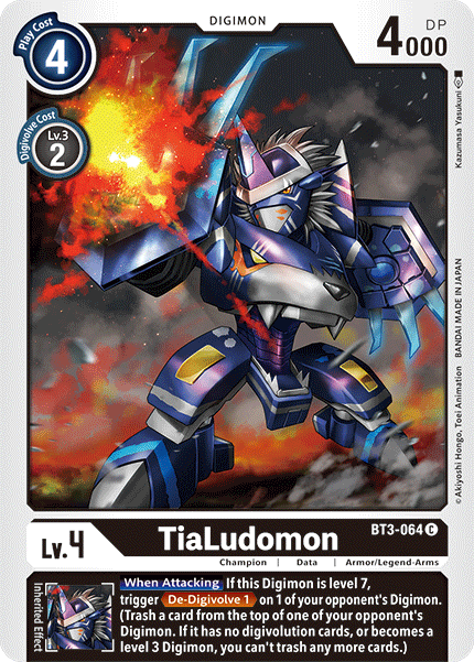 TiaLudomon [BT3-064] [Release Special Booster Ver.1.5] | Clutch Gaming