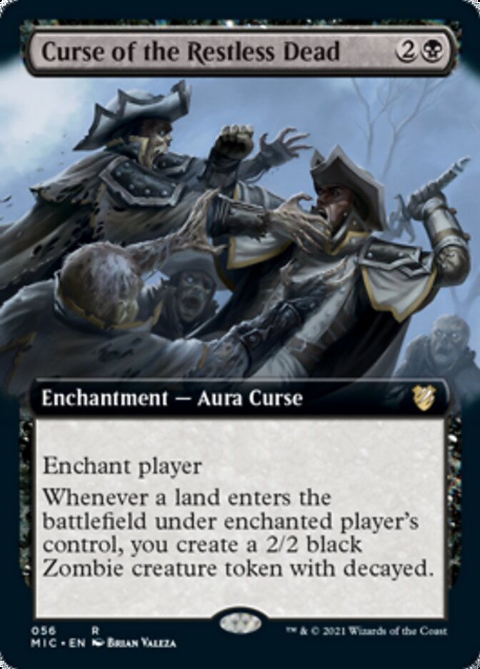 Curse of the Restless Dead (Extended Art) [Innistrad: Midnight Hunt Commander] | Clutch Gaming