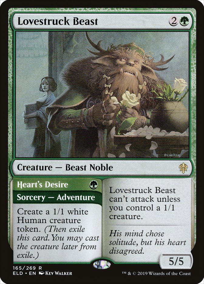 Lovestruck Beast // Heart's Desire [Throne of Eldraine] | Clutch Gaming