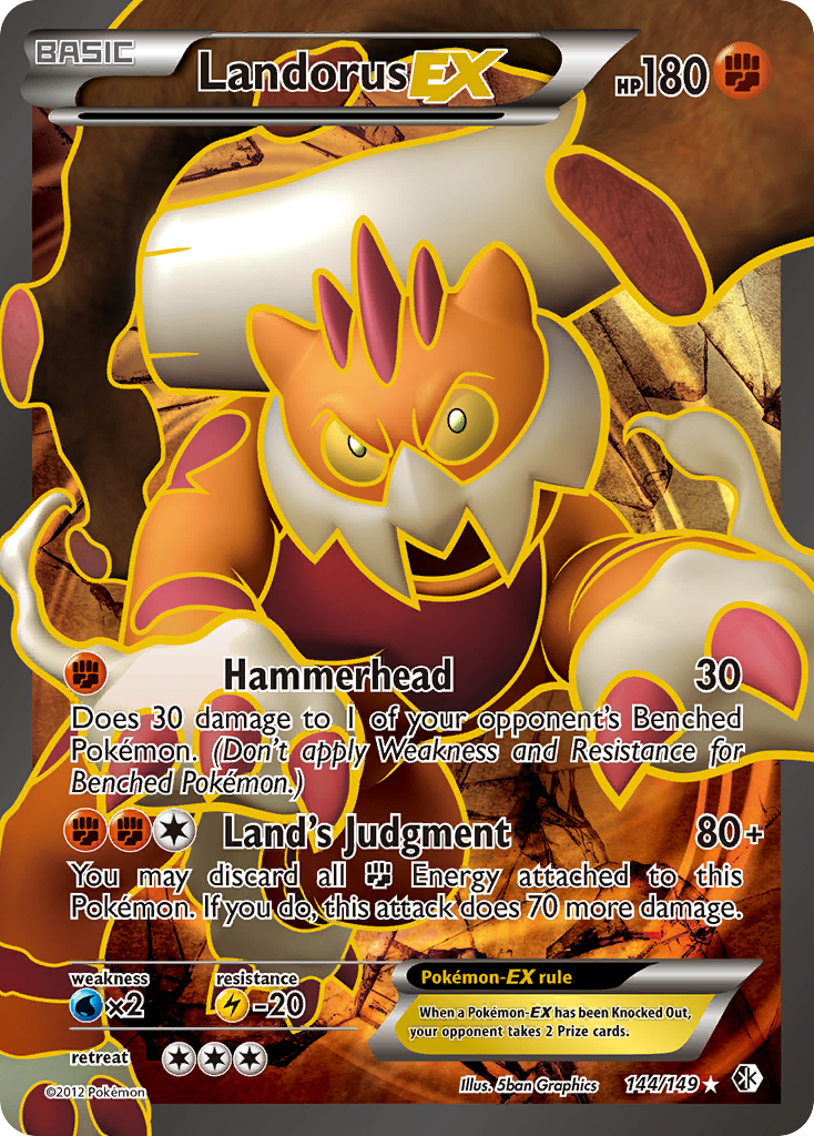 Landorus EX (144/149) [Black & White: Boundaries Crossed] | Clutch Gaming