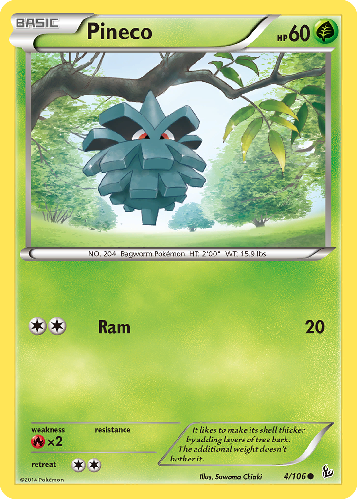 Pineco (4/106) [XY: Flashfire] | Clutch Gaming