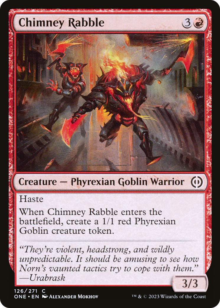 Chimney Rabble [Phyrexia: All Will Be One] | Clutch Gaming