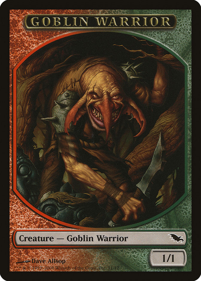 Goblin Warrior Token [Shadowmoor Tokens] | Clutch Gaming