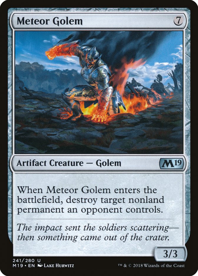 Meteor Golem [Core Set 2019] | Clutch Gaming