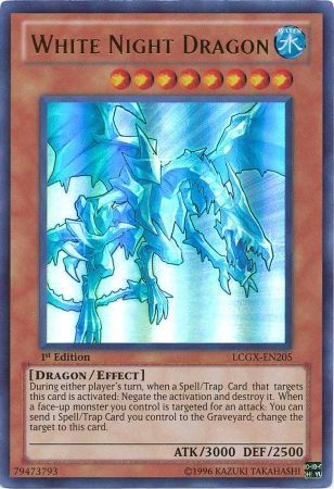 White Night Dragon [LCGX-EN205] Ultra Rare | Clutch Gaming