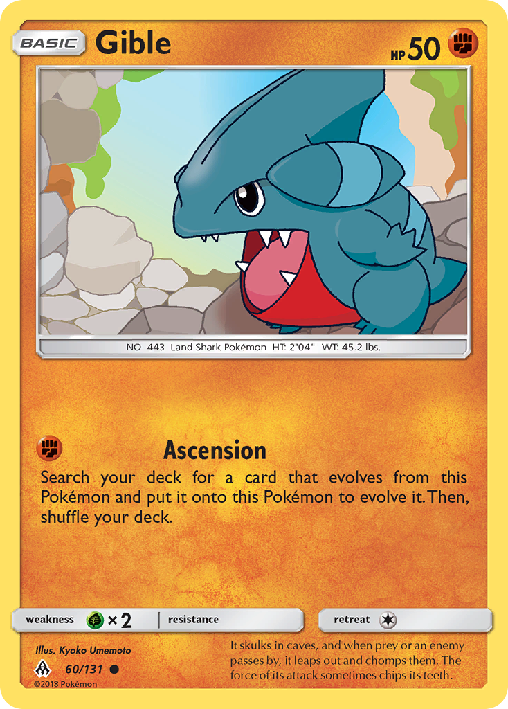 Gible (60/131) [Sun & Moon: Forbidden Light] | Clutch Gaming