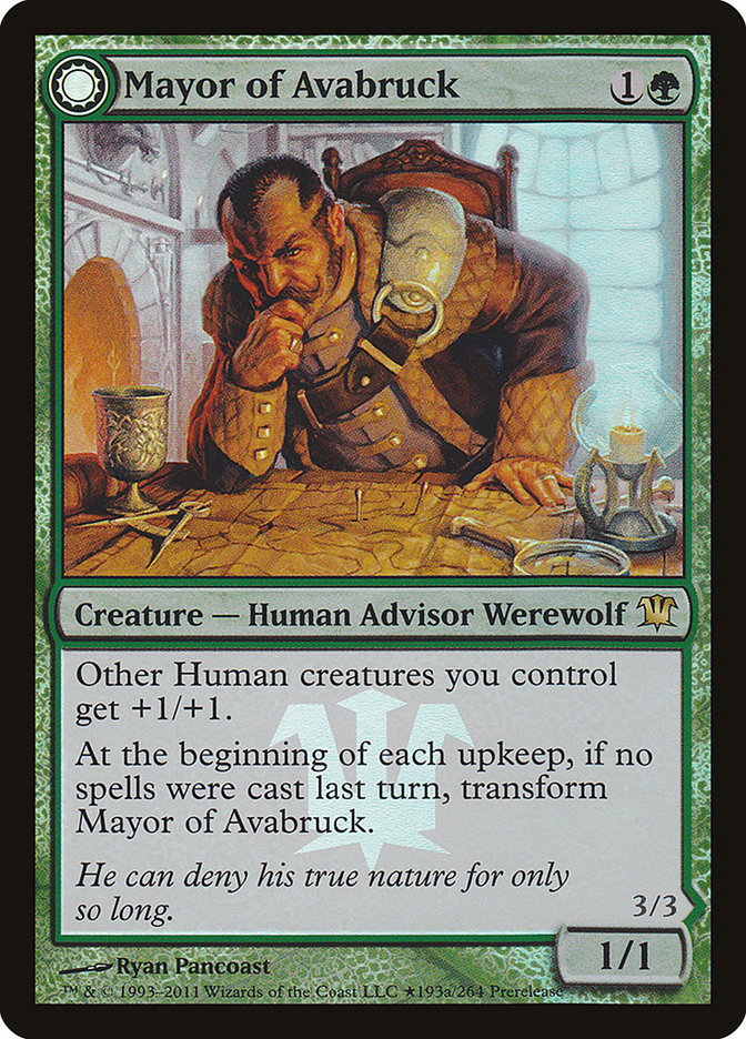 Mayor of Avabruck // Howlpack Alpha [Innistrad Prerelease Promos] | Clutch Gaming