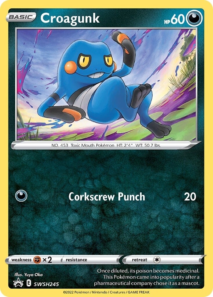 Croagunk (SWSH245) [Sword & Shield: Black Star Promos] | Clutch Gaming