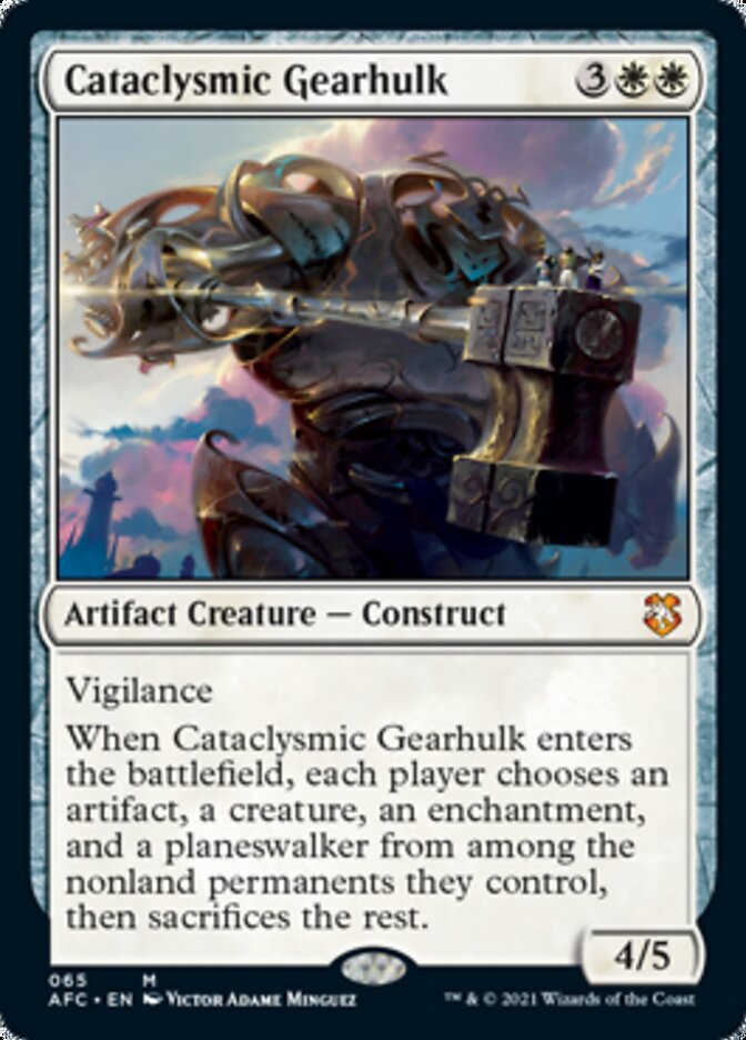 Cataclysmic Gearhulk [Dungeons & Dragons: Adventures in the Forgotten Realms Commander] | Clutch Gaming