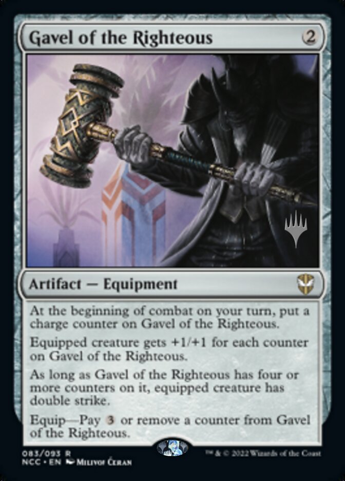 Gavel of the Righteous (Promo Pack) [Streets of New Capenna Commander Promos] | Clutch Gaming