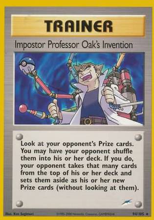 Impostor Professor Oak's Invention (94/105) [Neo Destiny Unlimited] | Clutch Gaming