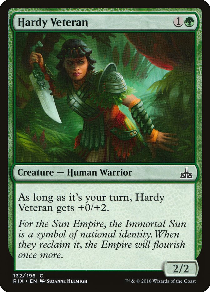 Hardy Veteran [Rivals of Ixalan] | Clutch Gaming