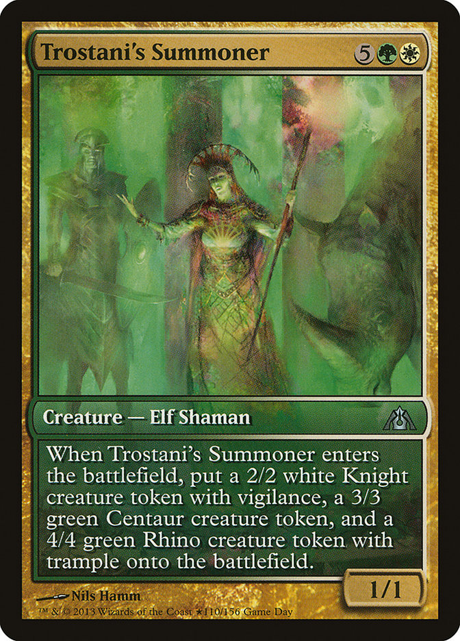 Trostani's Summoner (Game Day) [Dragon's Maze Promos] | Clutch Gaming