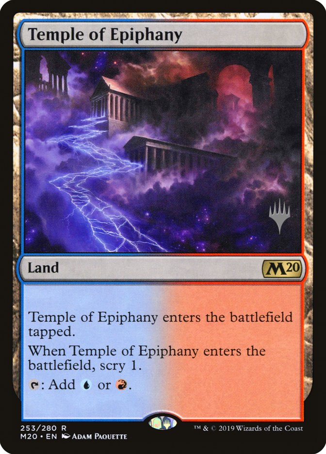 Temple of Epiphany (Promo Pack) [Core Set 2020 Promos] | Clutch Gaming